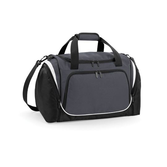Torba Sportowa Poliestrowa QS277 - Graphite Grey & Black
