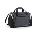 Torba Sportowa Poliestrowa QS277 - Graphite Grey & Black