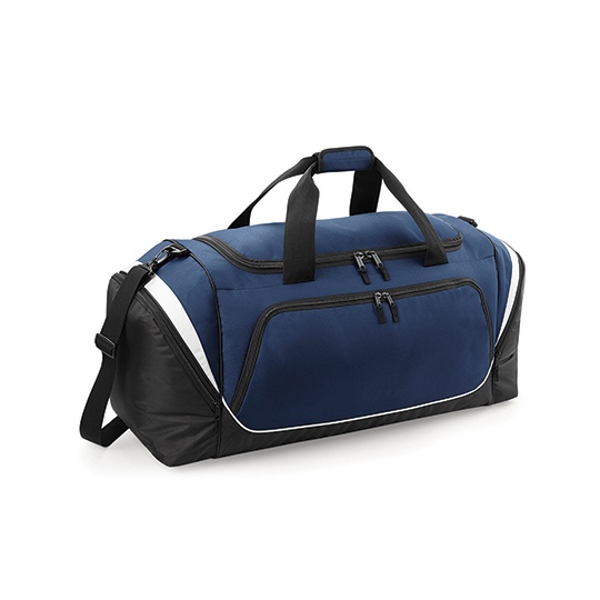 Torba Sportowa Poliestrowa Duza Pojemnosc QS288 - French Navy & Black