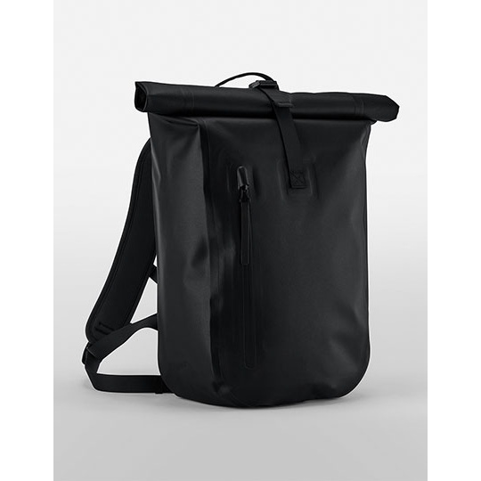 Plecak Roll-Top Wodoodporny z Recyklingu QS573 - Black