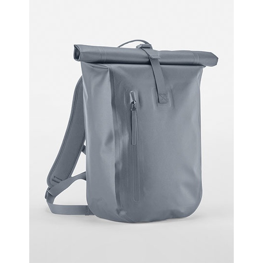 Plecak Roll-Top Wodoodporny z Recyklingu QS573 - Blue Grey