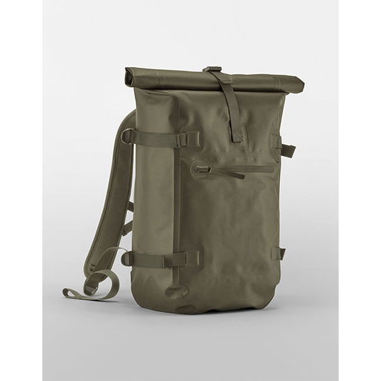 Wodoodporny plecak roll-top QS575 - Covert Green