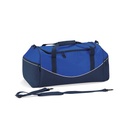 Torba Sportowa Klasyczna Poliester 55L QS70 - Bright Royal & French Navy