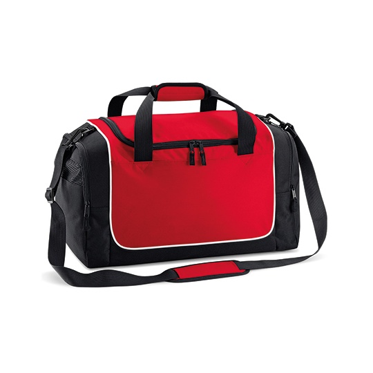 Torba Sportowa Poliester 30L QS77 - Classic Red & Black