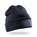 Czapka Beanie Akrylowa z Naszywka RC027 - Navy