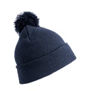 Czapka Dziecięca Akrylowa z Pomponem Miekka w Dotyku RC028J - Navy