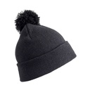 Czapka Dziecięca Akrylowa z Pomponem Miekka w Dotyku RC028J - Black