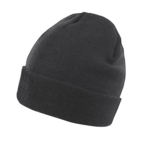 Czapka Zimowa Akrylowa Ocieplana RC133 - Black