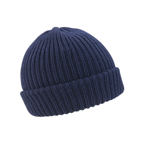 Czapka Dopasowana Akrylowa Ciepla RC159 - Navy