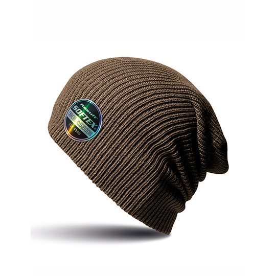 Czapka beanie długa RC31 - Chocolate