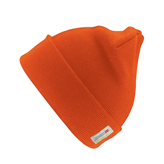 Wełniana czapka narciarska RC33 - Fluorescent Orange