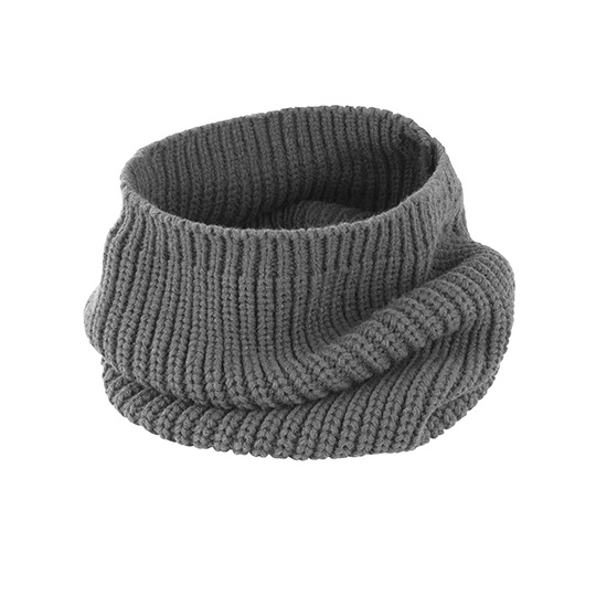 Komin z kapturem RC361 - Heather Grey Fleck