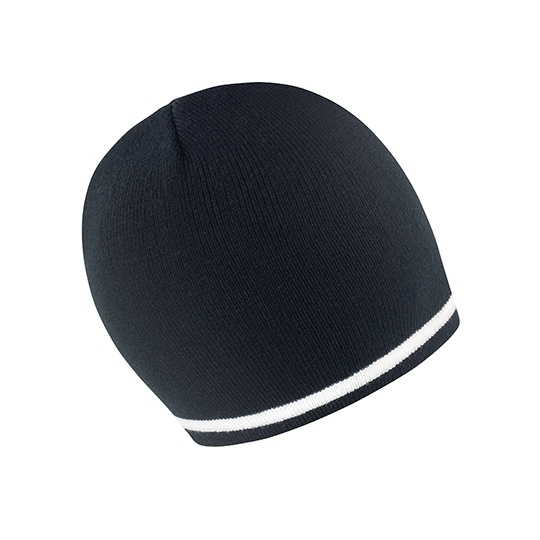 Czapka Dzianinowa Akrylowa RC368 - Black & White