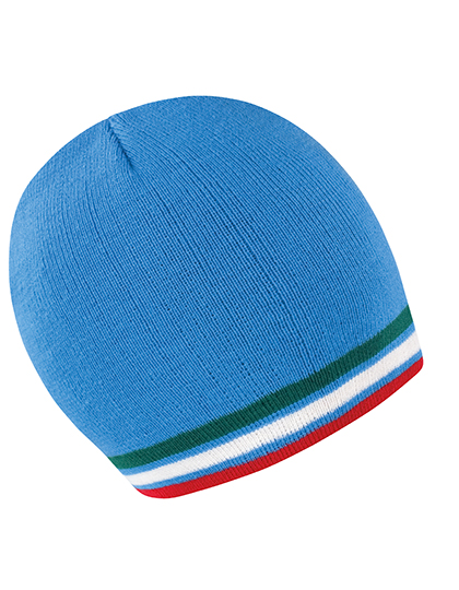 Czapka Dzianinowa Akrylowa RC368 - Blue & Green