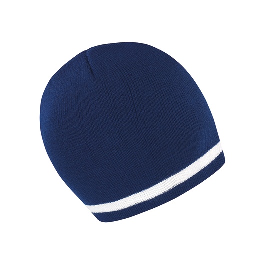 Czapka Dzianinowa Akrylowa RC368 - Navy & White