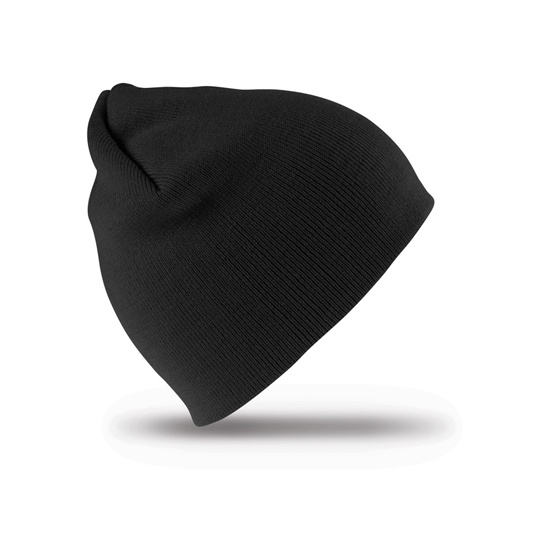 Ciepla czapka bez mankietu RC44 - Black