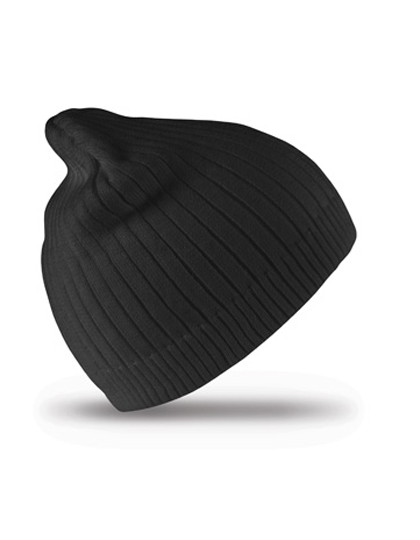 Bawelniana dziana czapka beanie RC74 - Black