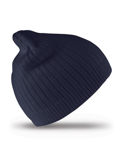 Bawelniana dziana czapka beanie RC74 - Navy