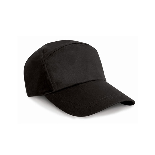 Czapka 7-panelowa Bawelniana RH02 - Black