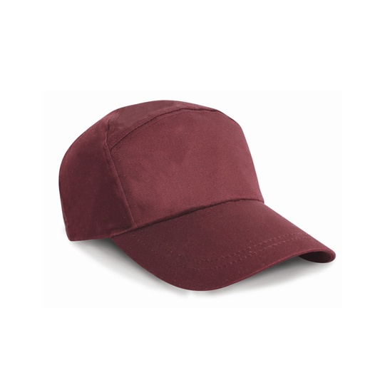 Czapka 7-panelowa Bawelniana RH02 - Burgundy