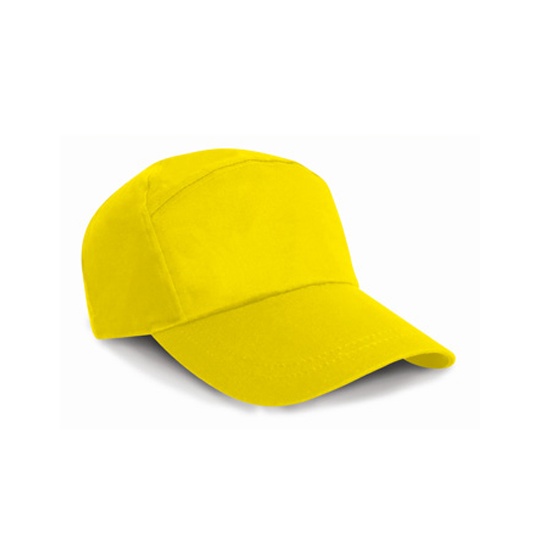 Czapka 7-panelowa Bawelniana RH02 - Yellow