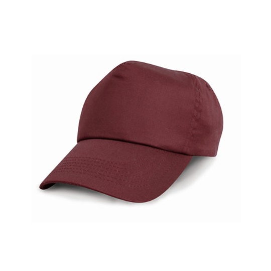 Czapka 5-panelowa Bawelniana Twill RH05 - Burgundy