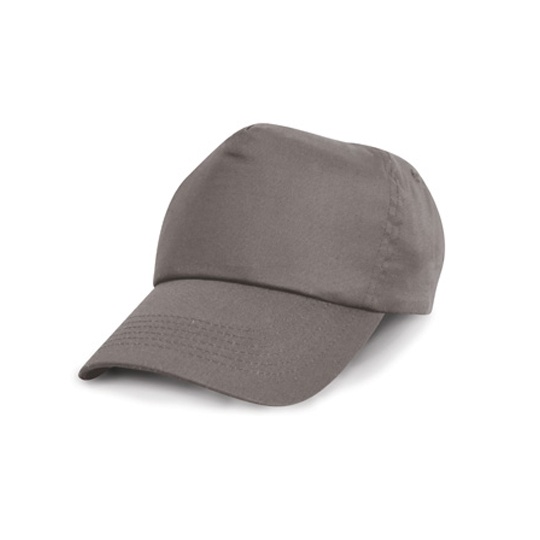 Czapka 5-panelowa Bawelniana Twill RH05 - Grey
