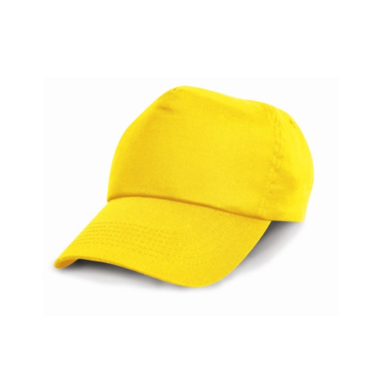 Czapka 5-panelowa Bawelniana Twill RH05 - Yellow