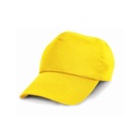 Czapka 5-panelowa Bawełniana Twill RH05 - Yellow