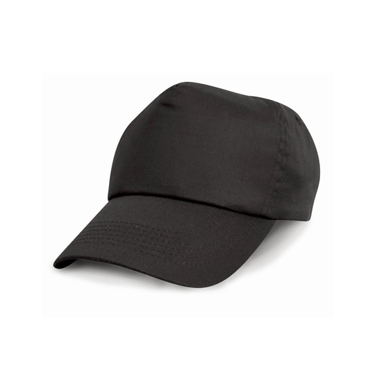 Czapka Dziecieca Z Daszkiem Bawelniana RH05J - Black