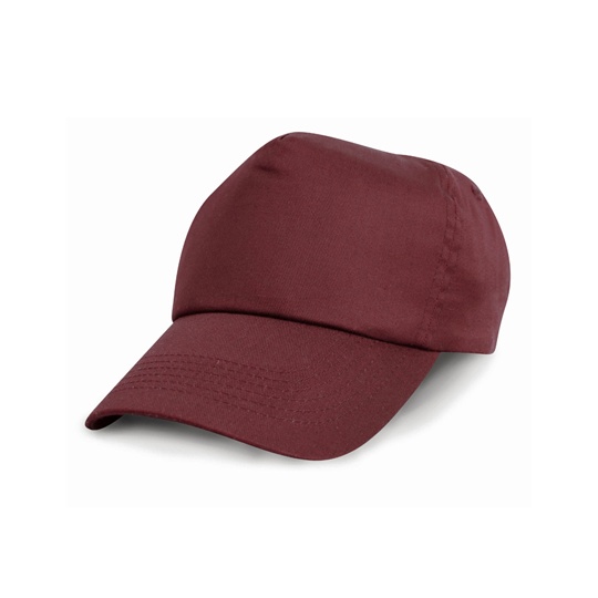 Czapka Dziecieca Z Daszkiem Bawelniana RH05J - Burgundy