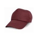Czapka Dziecięca Z Daszkiem Bawełniana RH05J - Burgundy