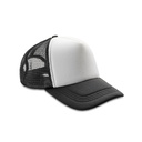 Czapka Truckerka 5-panelowa z Siatka RH089 - Black & White