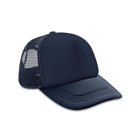 Czapka Truckerka 5-panelowa z Siatką RH089 - Navy & Navy