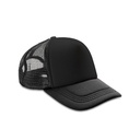 Czapka Truckerka 5-panelowa z Siatka RH089 - Black & Black