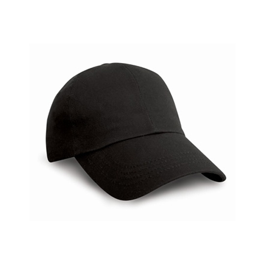 Czapka 6-panelowa Bawelniana RH10 - Black