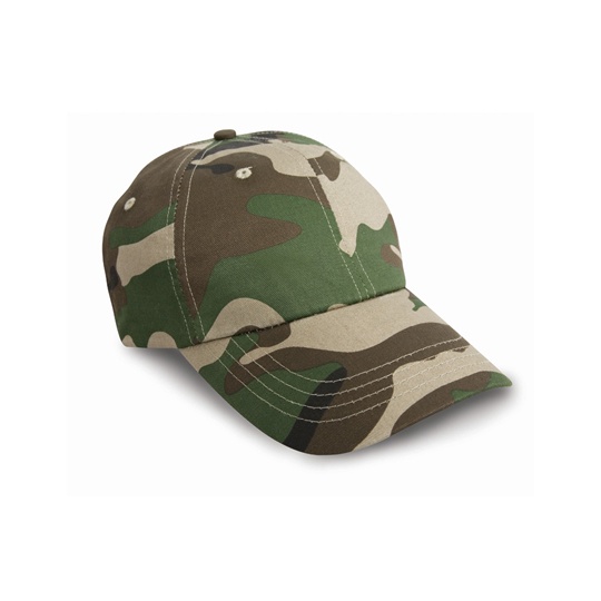 Czapka 6-panelowa Bawelniana RH10 - Camouflage