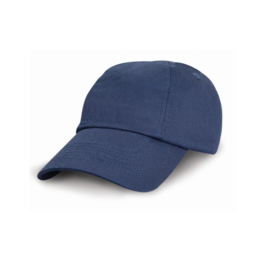 Czapka Dziecieca 6-panelowa Niski Profil Bawelniana Twill RH18J - Navy