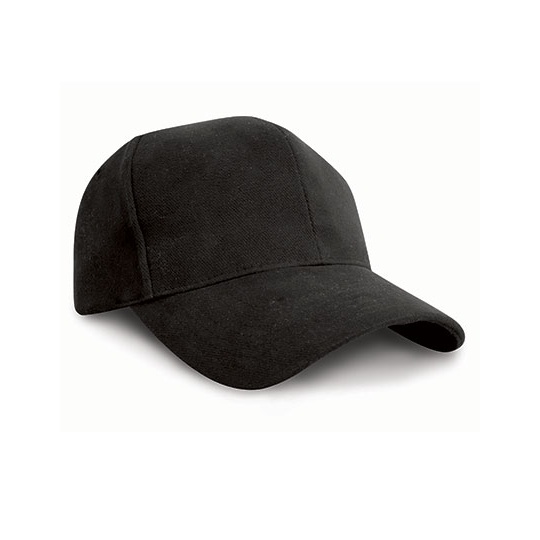 Czapka 6-panelowa Bawelniana RH25 - Black