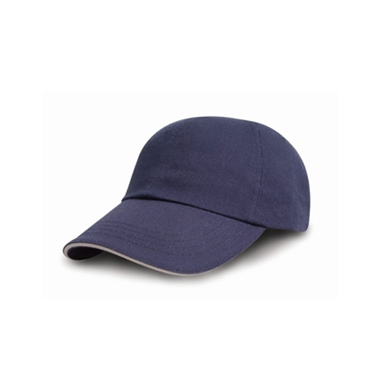 Czapka 5-panelowa Bawelniana RH50 - Navy & Putty