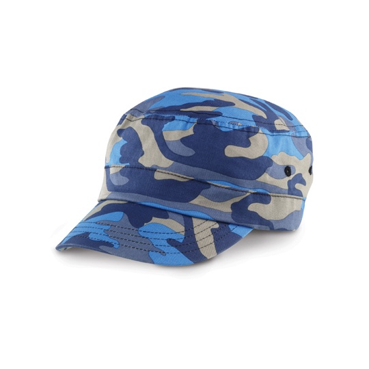 Czapka Wojskowa Bawelniana Twill RH59 - Indigo Camo