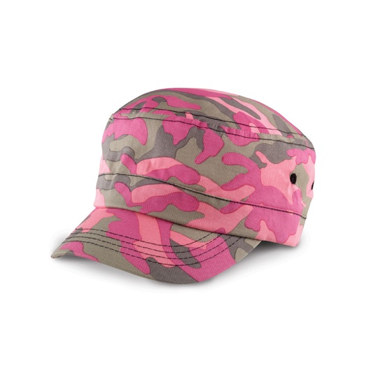 Czapka bawełniana RH59 - Pink Camo