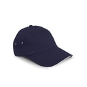 Czapka Niski Profil Bawełniana 5 panelowa RH72 - Navy & White