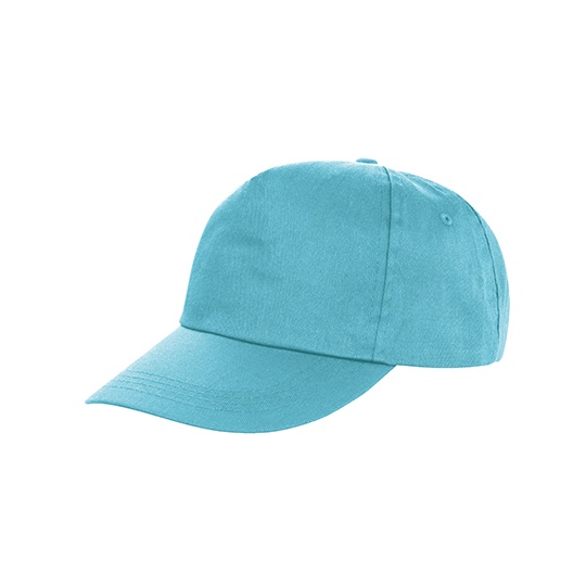 Czapka 5-panelowa Poliester RH80 - Aqua