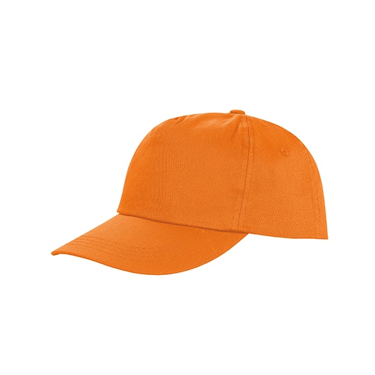 Czapka 5-panelowa Poliester RH80 - Orange