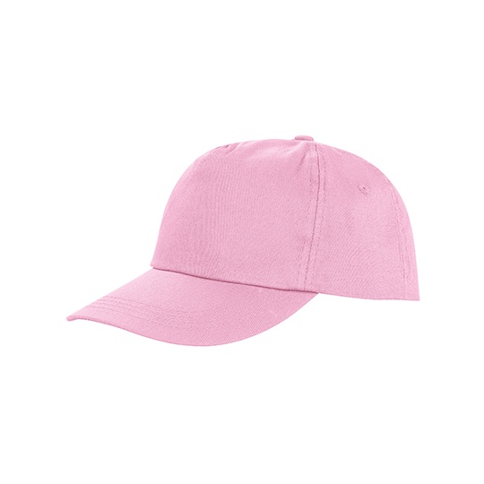 Czapka 5-panelowa Poliester RH80 - Pink