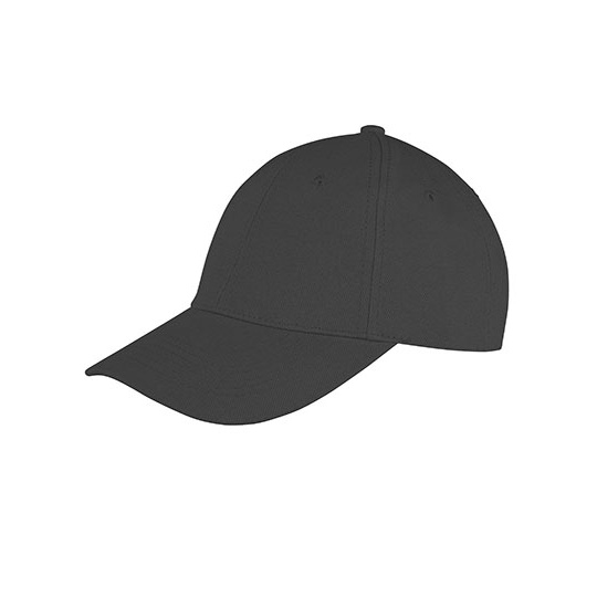 Czapka 6-panelowa Niski Profil Bawelniana Czesana RH81 - Black