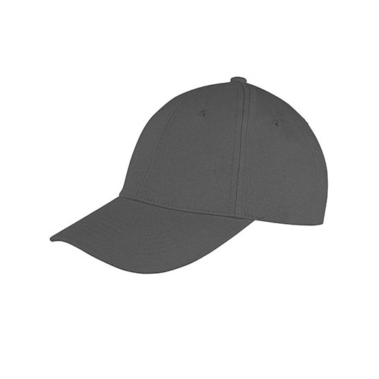 Czapka 6-panelowa Niski Profil Bawelniana Czesana RH81 - Charcoal