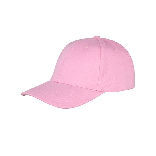 Czapka 6-panelowa Niski Profil Bawelniana Czesana RH81 - Pink