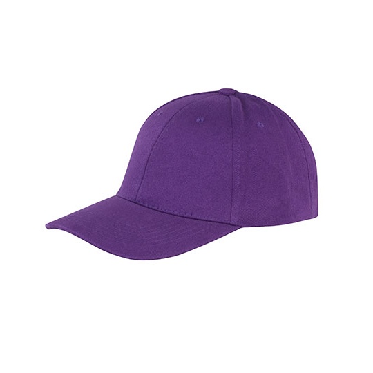Czapka 6-panelowa Niski Profil Bawelniana Czesana RH81 - Purple